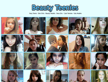 Tablet Screenshot of beautyteenies.com